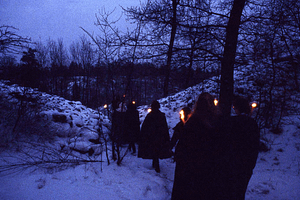 Fackeltåg från Gåseborg 1984